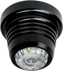 Stick On Led Dome Light Usb Rechargeable  Black