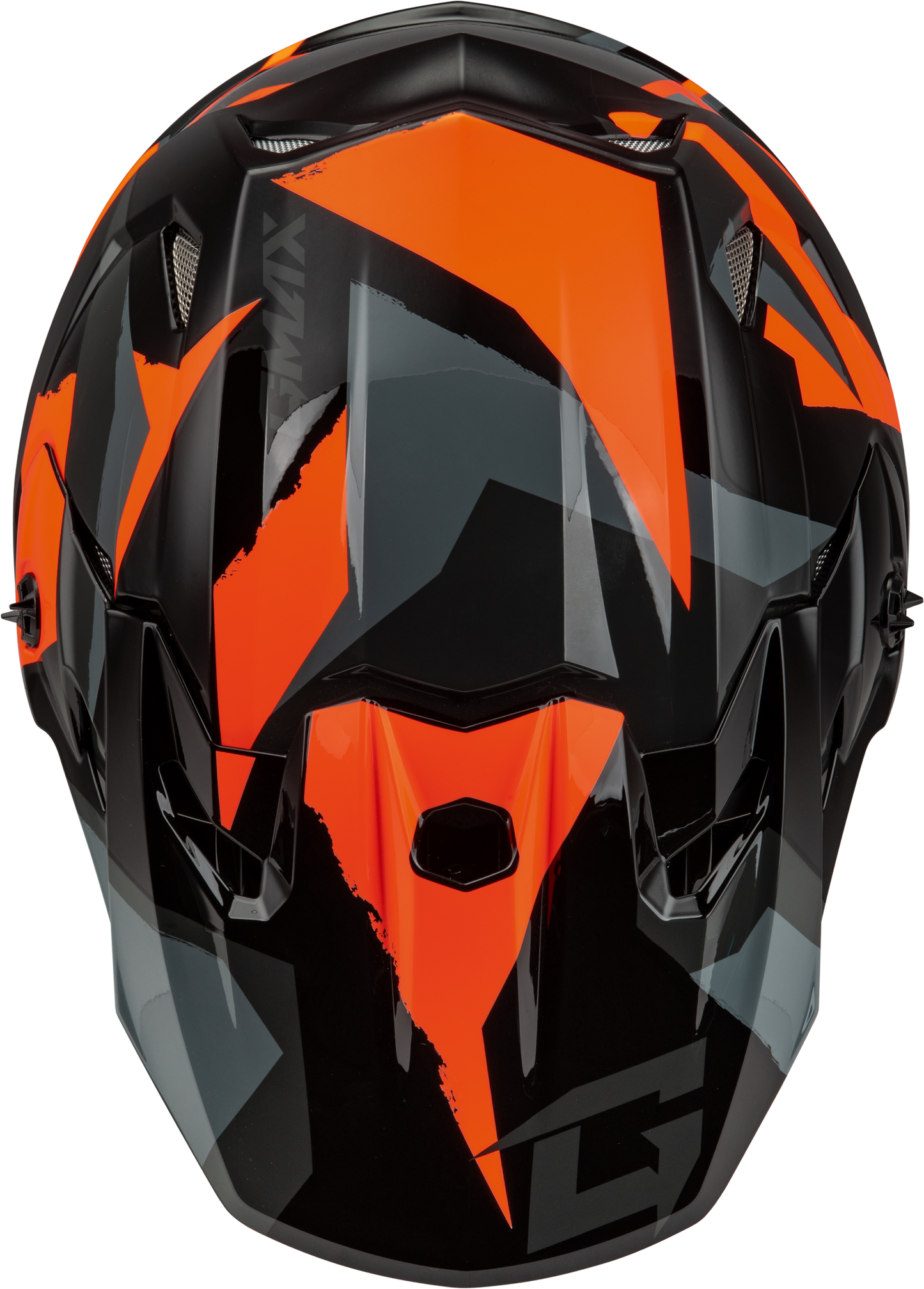Mx 96 Splinter Helmet Black/Orange 2x