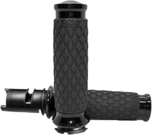 Diamond Contour Black Twist Grip