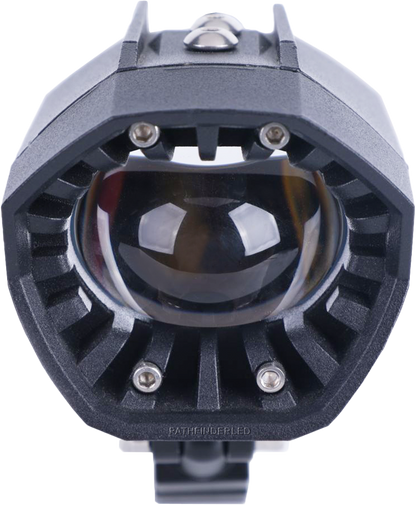 Dual Switchback Led Lights Black Wired Remote Pr