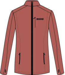 Performance Fleece Zip Up Terracotta Xs