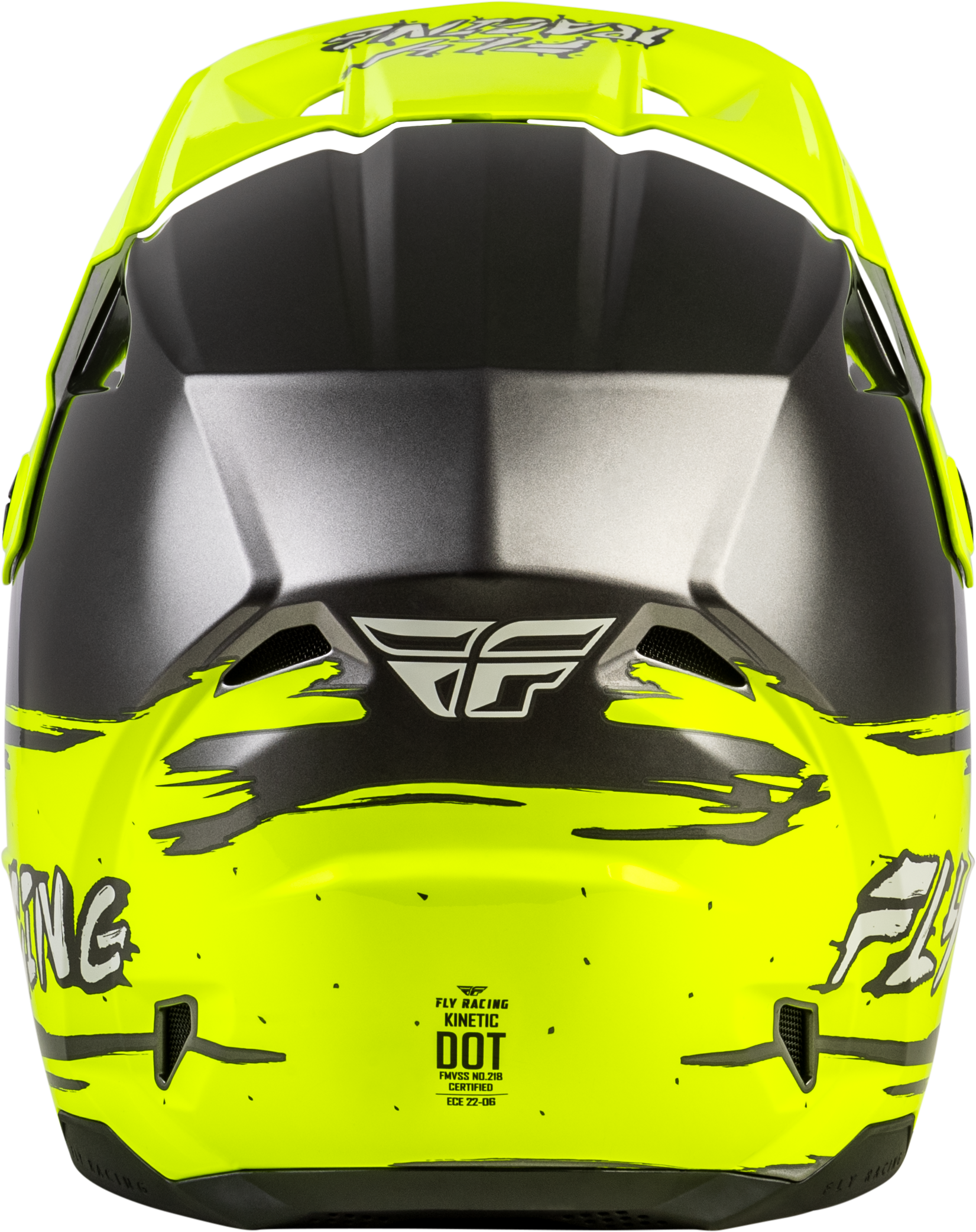 Youth Kinetic Surge Helmet Grey/Hi Vis Ys