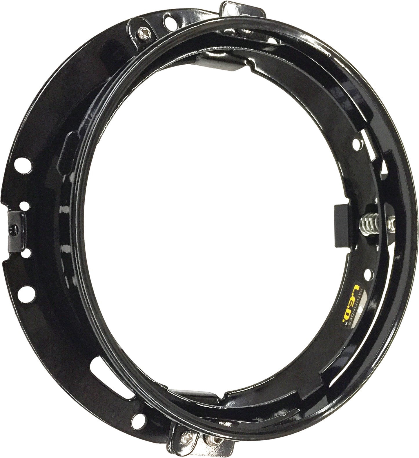Adapter Ring And Wiring Harness Mounting Bracket Blk