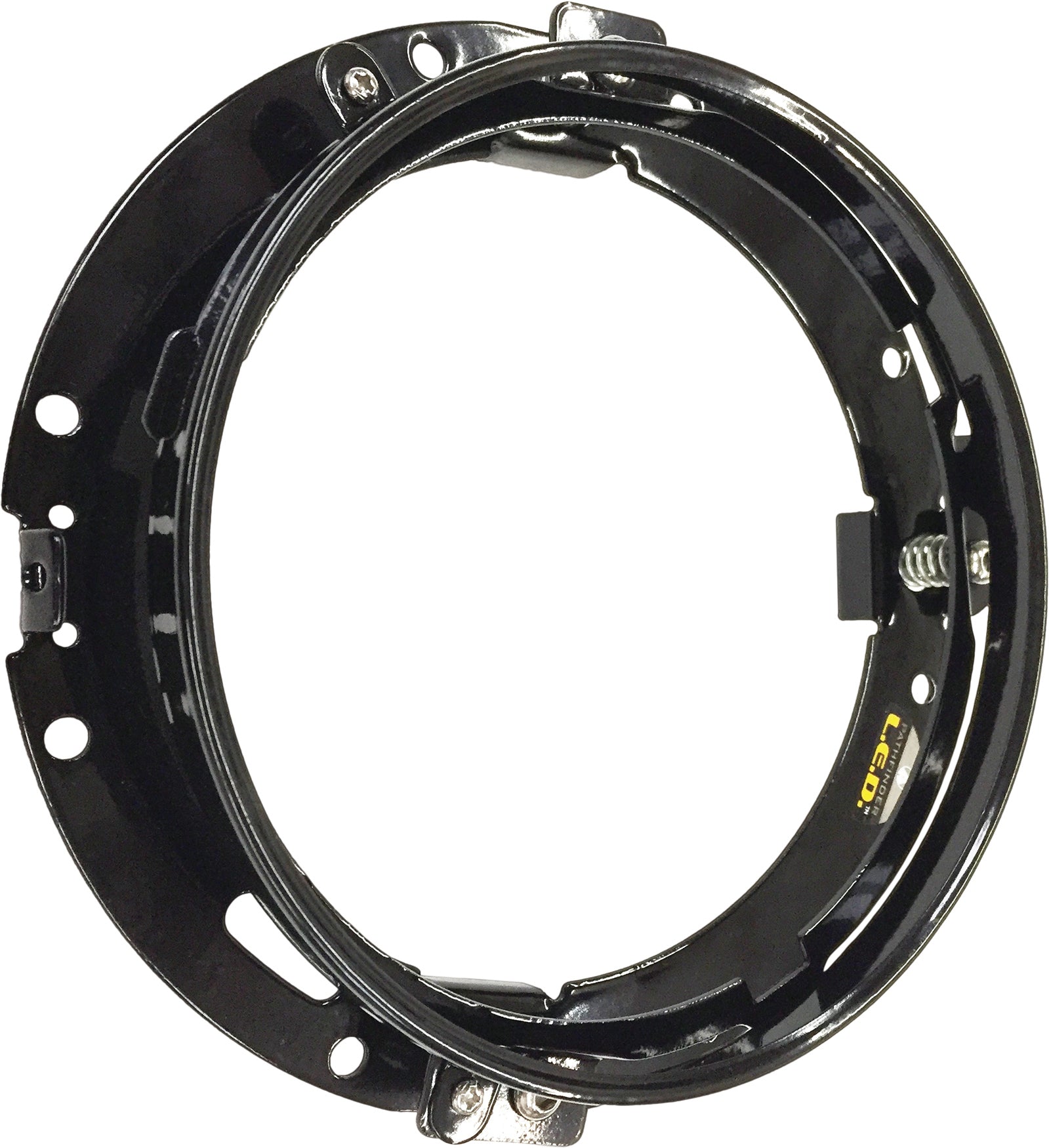 Adapter Ring And Wiring Harness Mounting Bracket Blk