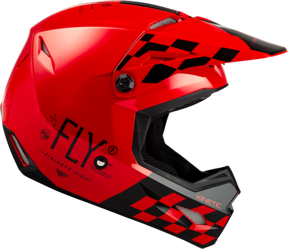 Kinetic Lite Rival Helmet Gloss Red/Black Xl