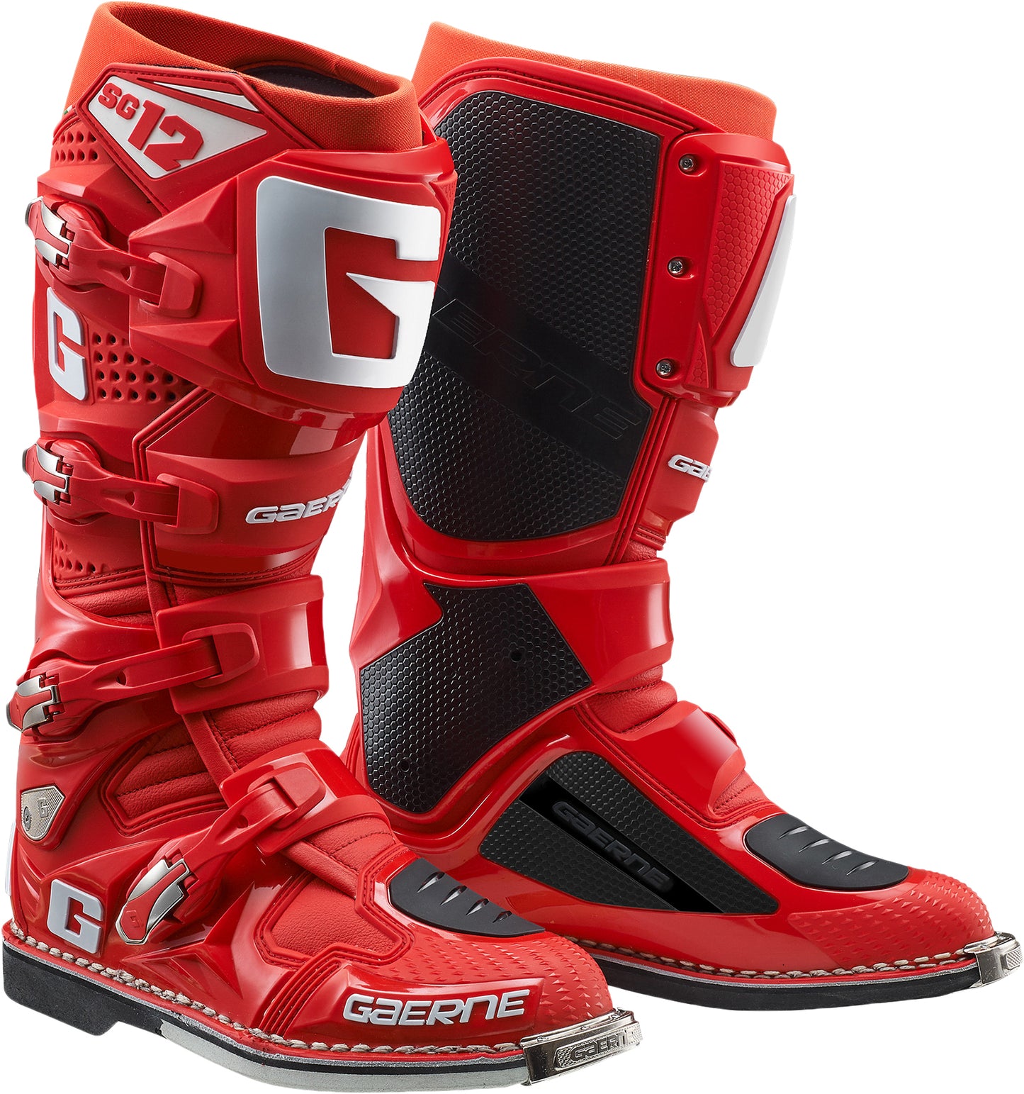 Sg 12 Boots Solid Red Sz 08