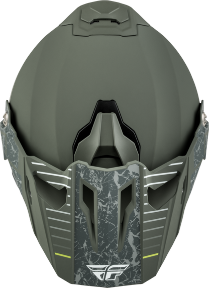 Fly Trekker Granite Helmet Matte Sage/Grey Xl