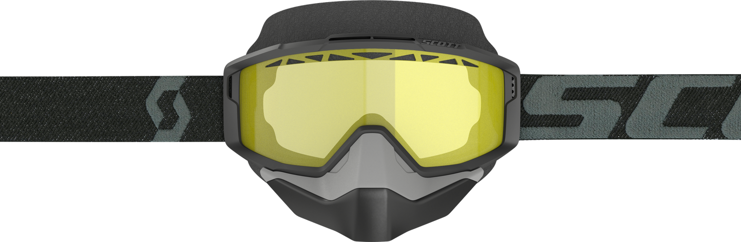 Split Otg Snow Cross Goggle Black W/Yellow