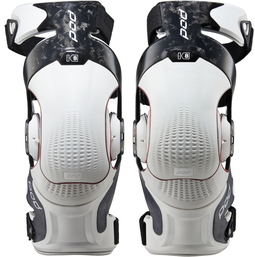 K8 3.0 Knee Brace Carbon (Pr) Carbon/White Lg