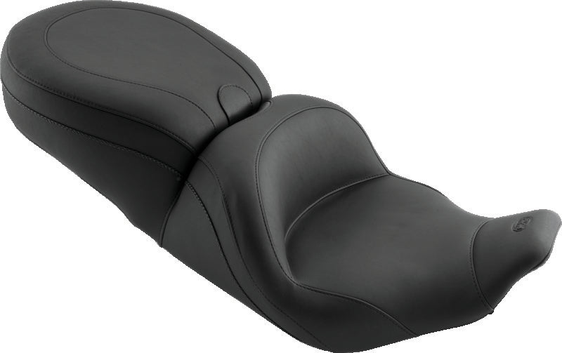 Mustang 97-07 Harley Rd King,06-07 Str Glide,00-05 Eagle Lowdown Touring 1PC Seat - Black