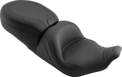 Mustang 97-07 Harley Rd King,06-07 Str Glide,00-05 Eagle Lowdown Touring 1PC Seat - Black