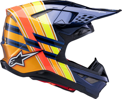 S M10 Tld Edition 25 Helmet Drk Blu/Org/Ylw Fluo/Red 2x