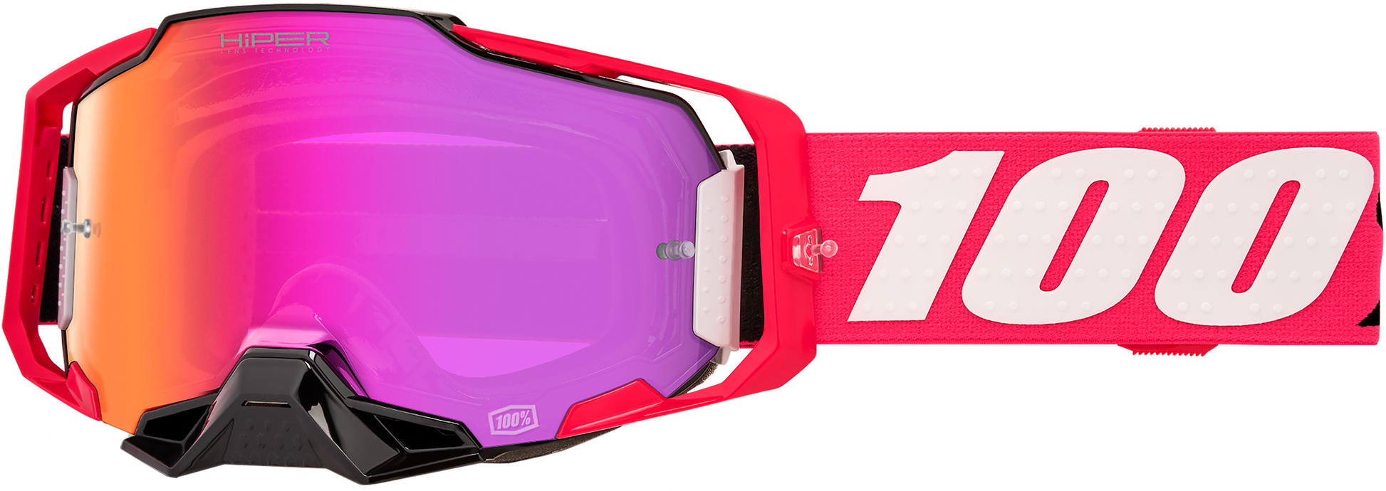 Armega Hiper Goggle Kloug Mirror Dark Red Lens