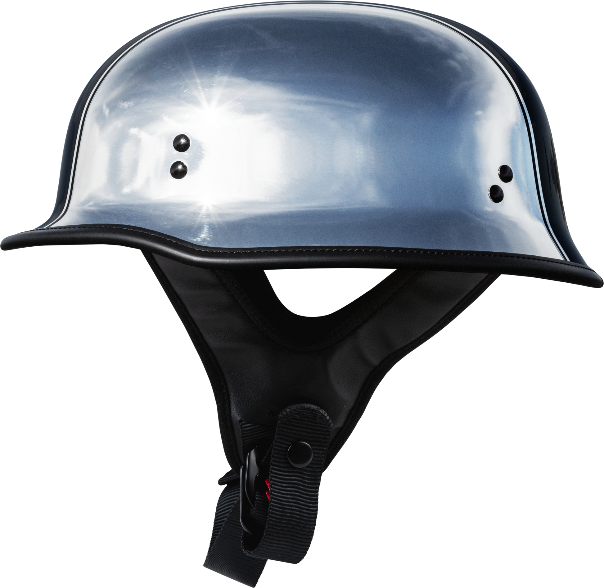 9mm German Beanie Helmet Chrome 3x