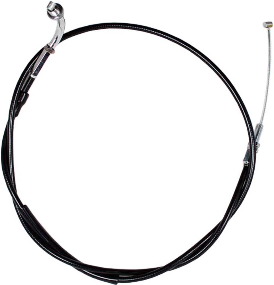 Black Vinyl Throttle Pull Cable