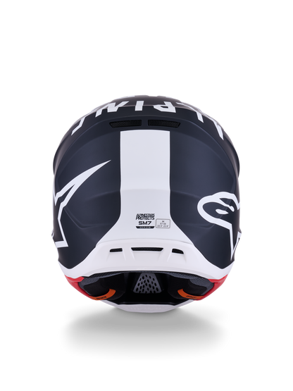 Sm7 Dasher Helmet Blk/Wht Matt 2x