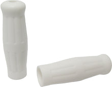 Grips Old School White W/O Throttle Sleeve
