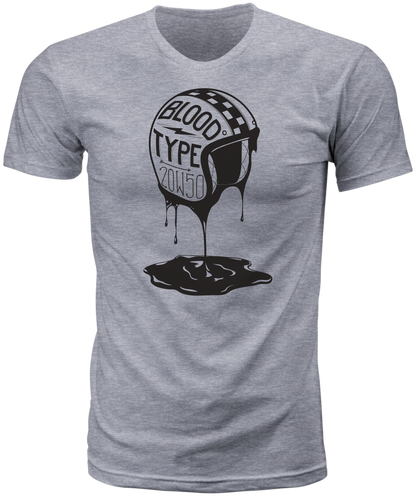 Blood Type Tee Heather Sm