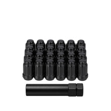 12mmx1.50 Lock Style Lug 20/Pk Lock Style Lug Nuts Blk