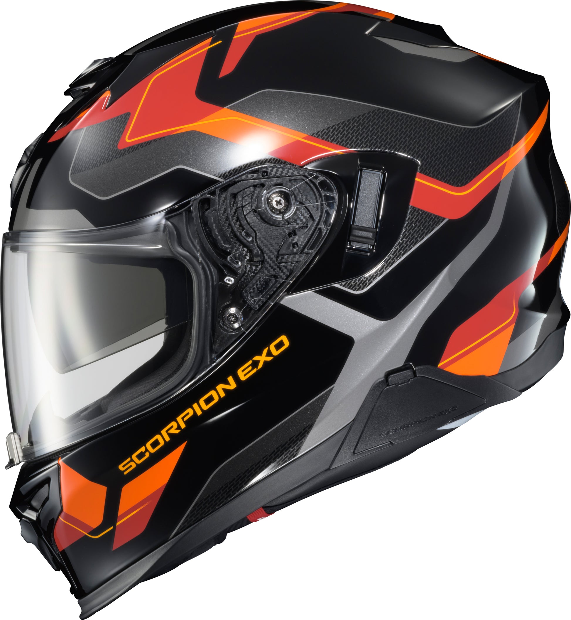 Exo T520 Full Face Helmet Zuse Orange Lg