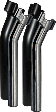 Chubby 9.5" Pullback Risers Chrome
