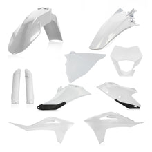 Full Plastic Kit Gas White/Black