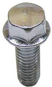 8mm Hex Head Flange Bolts 6x1.0x35mm 10/Pk