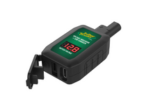 Lcd Voltage Indicator W/ Usb & Usb Type C Charging Adapters