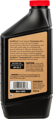 Syn Transmission Oil 80w140 1 Qt (12/Case  Sold Ea)