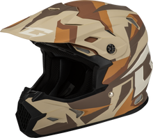 Mx 96 Splinter Helmet Matte Brown/Tan/White  Xs