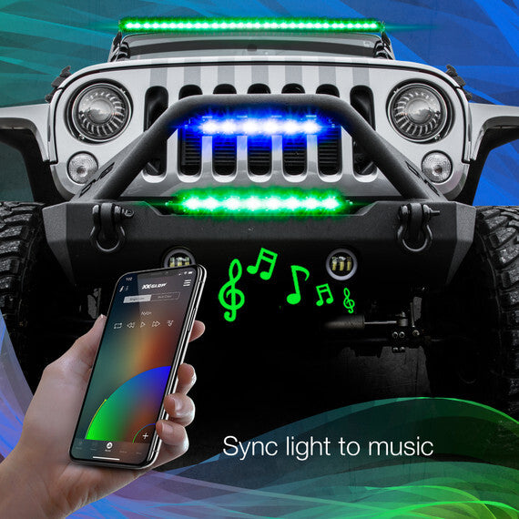 38" Light Bar Rgbw App Control