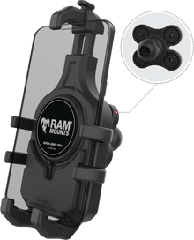 Quick Grip Pro Phone Holder W/Vibe Safe Ball