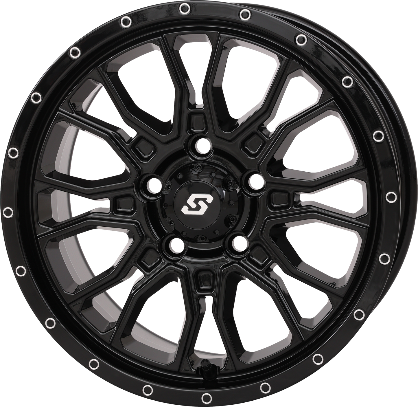 Fusion Wheel 15x7 5+2 5/4.5 Gloss Black