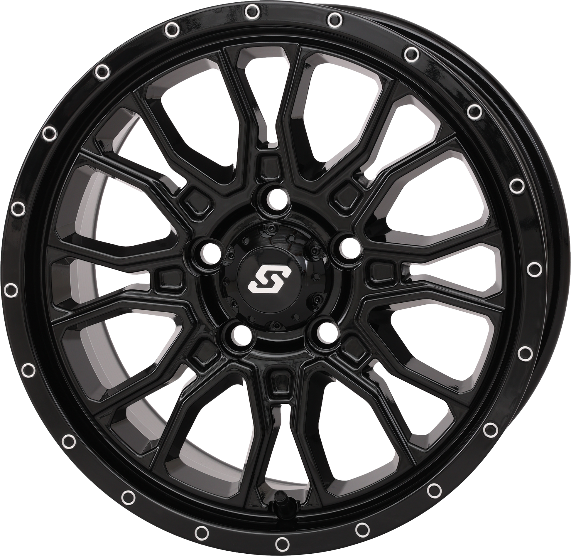 Fusion Wheel 15x7 5+2 5/4.5 Gloss Black