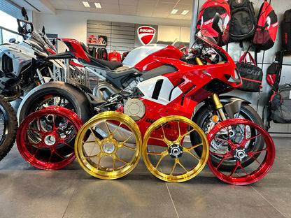 Titax Forged Aluminum Wheels for the Ducati 1199 / 1299 / V4 / V2 / Panigale & Streetfighter Superleggera