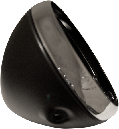 EMGO Lucas Style Headlight Shell - 7" - Black 66-65068
