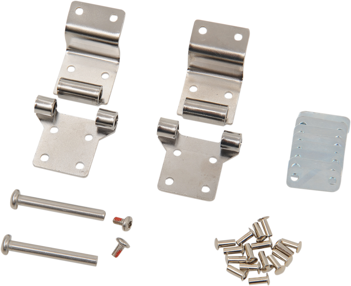DRAG SPECIALTIES Tour-Pak® Hardware Hinge Kit - FL '87-'13 S77-0147AHDS