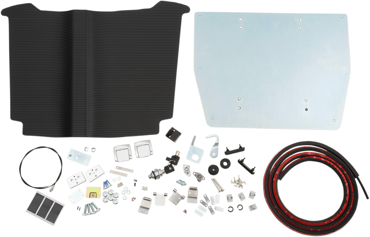 DRAG SPECIALTIES Tour-Pak® Hardware Kit w/locks - FL '06-'13 S77-0147KCDS