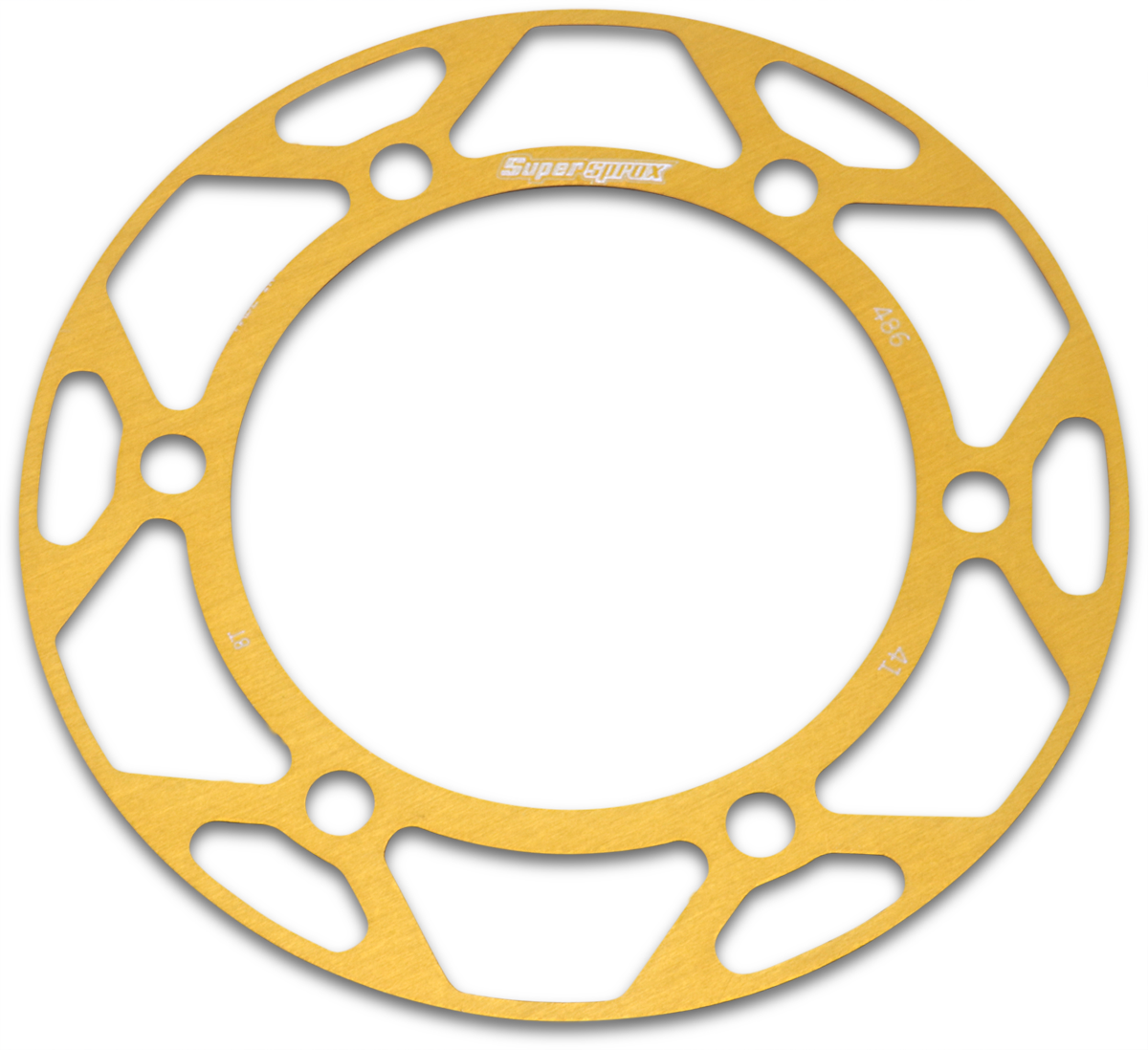 SUPERSPROX Edge Rear Sprocket Insert - Gold - 41 Tooth RACD-486-41-GLD