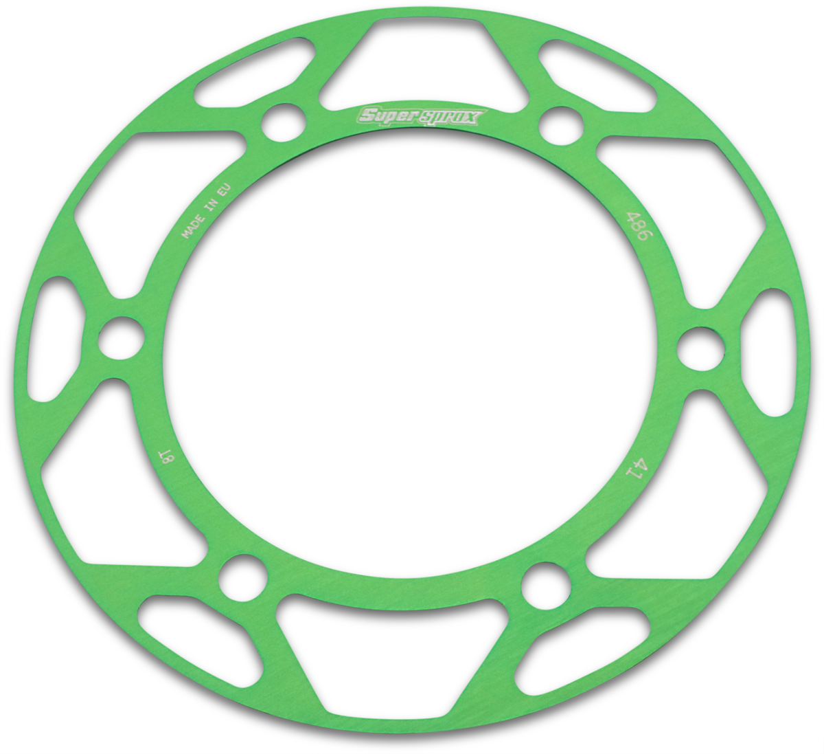 SUPERSPROX Edge Rear Sprocket Insert - Green - 41 Tooth RACD-486-41-GRN