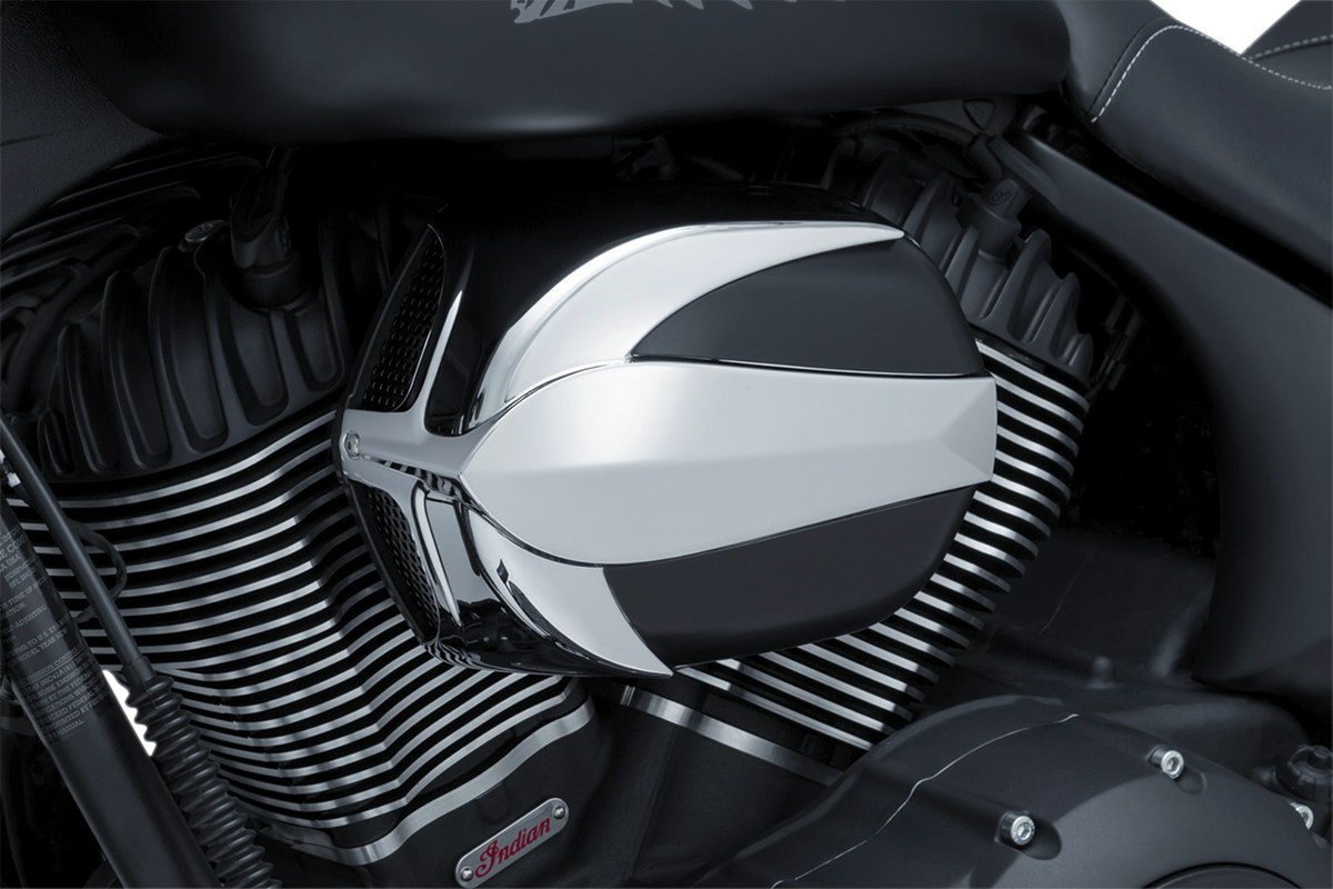 KURYAKYN Vantage Air Cleaner Kit - Chrome/Black 9270