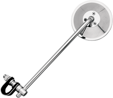 EMGO Mirror - Side View - Round - 10" Stem - Chrome - Each - Universal 20-06810