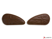 LUIMOTO TANK LEAF UNION JACK Tank Pads for the Triumph Bonneville, Thruxton, and Scrambler