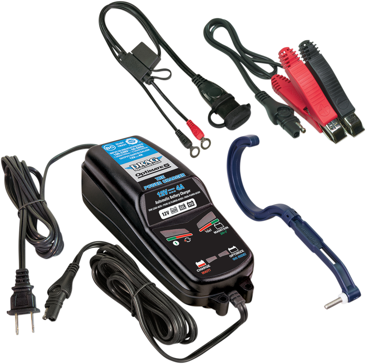 TECMATE Drag Specialties Battery Charger-Optimate™ 5 TM231
