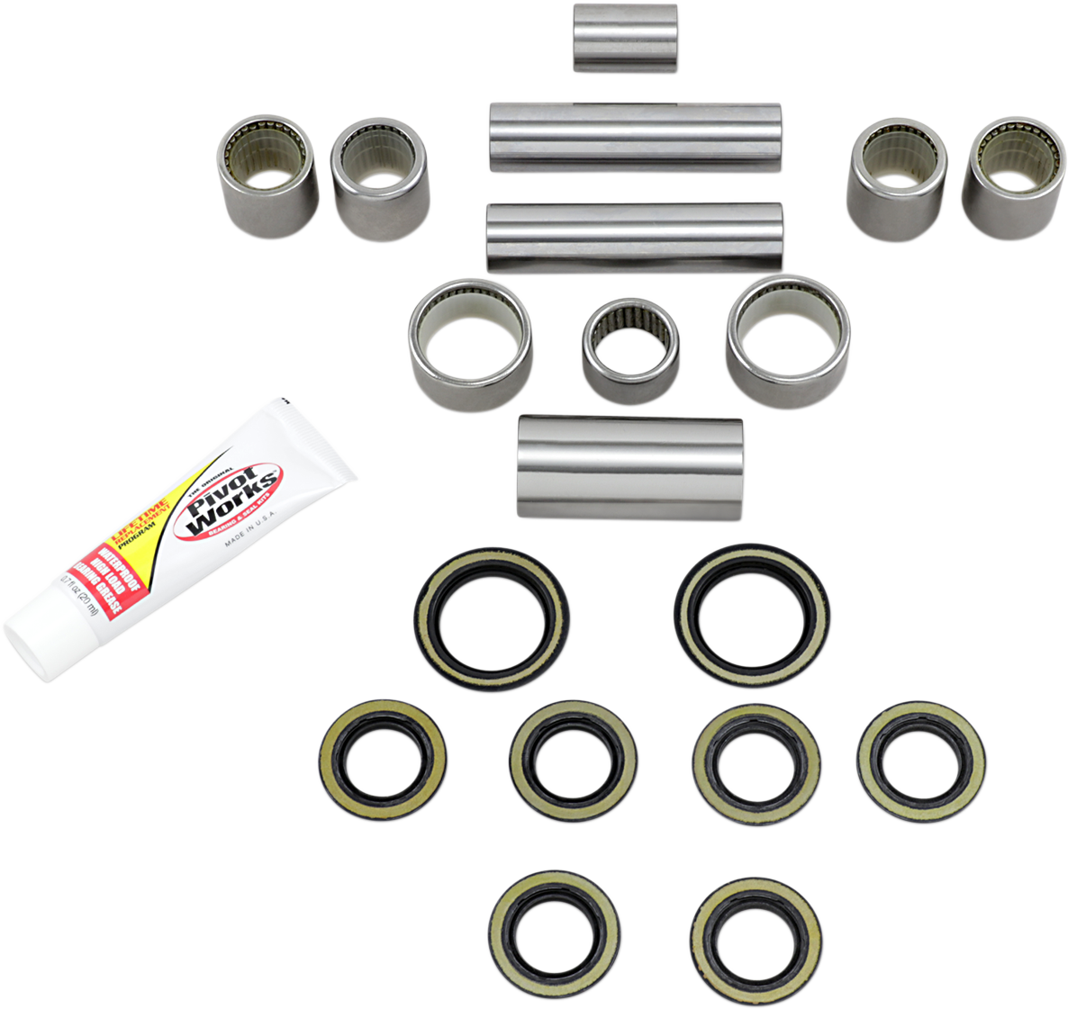 PIVOT WORKS Linkage Rebuild Kit - Kawasaki - '87-'14 - KLR650 PWLK-K33-000