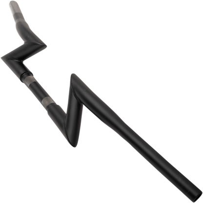 LA CHOPPERS 1-1/4" Z-Bar Style Handlebar - Outlaw - 1-1/4" - Flat Black LA-7310-00M