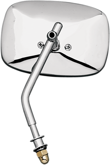 EMGO Mirror - Side View - Plain Face/Rectangle - Short Stem - Left/Right - Screw-In - Each 20-21708