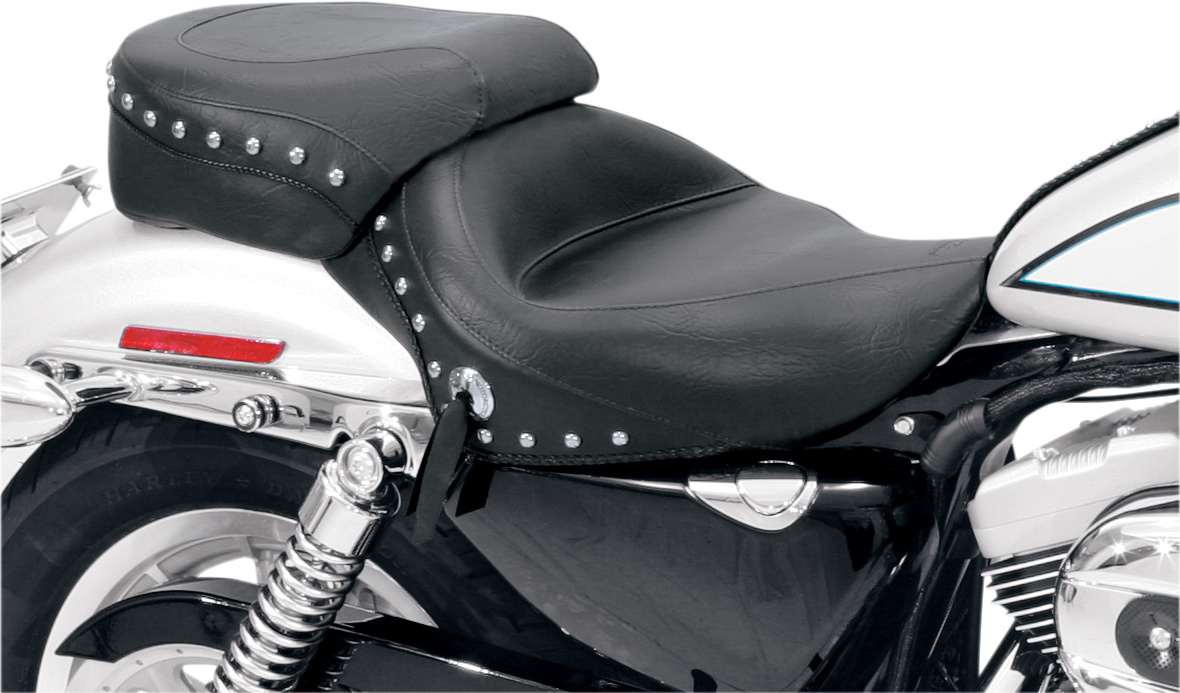 MUSTANG Wide Rear Seat - Studded - Black - XL '04-'21 76505