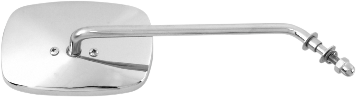 EMGO Mirror - Side View - Plain Face/Rectangle - Long Stem - Right - Screw-In - Each 20-21711