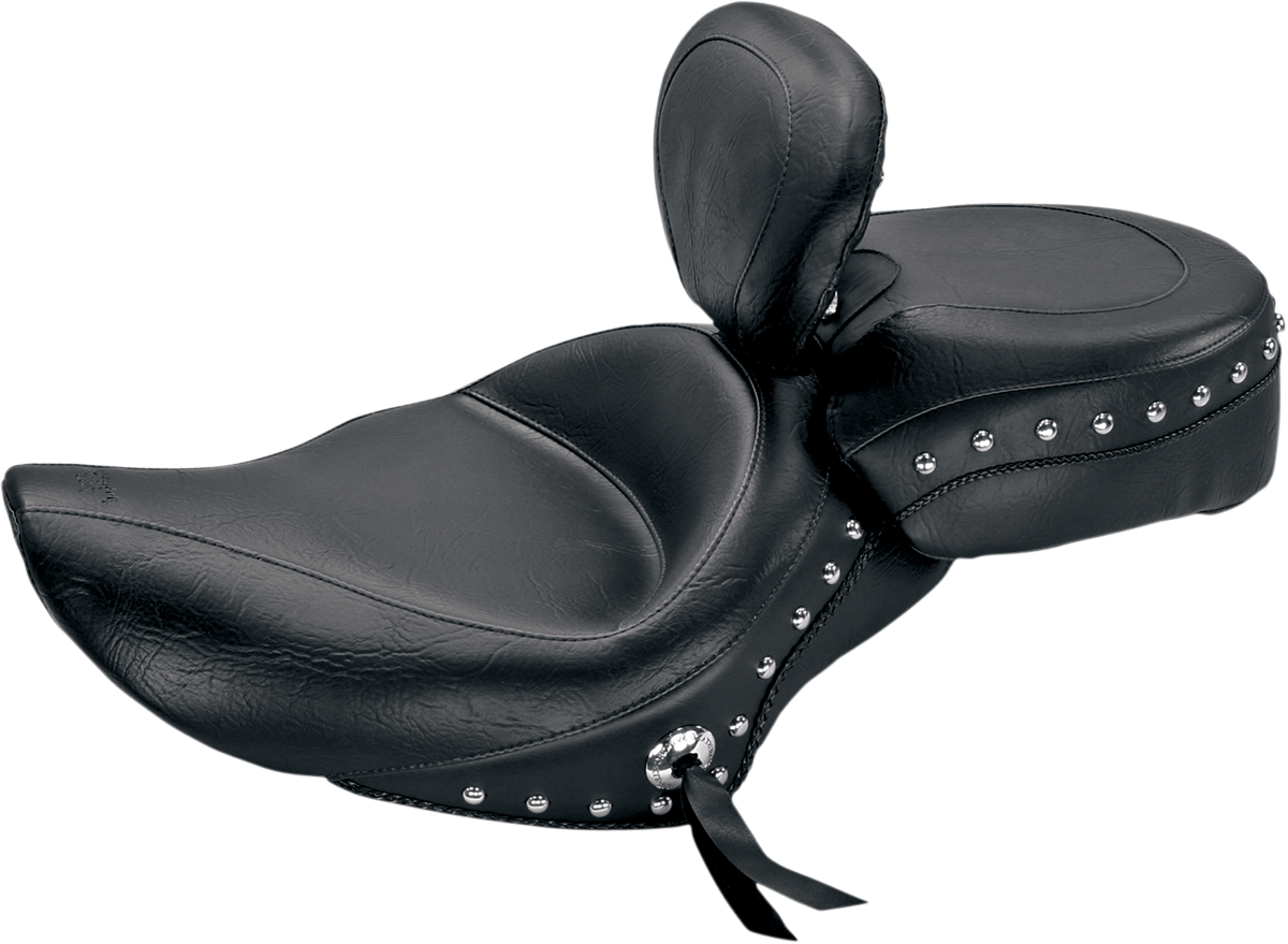 MUSTANG Wide Rear Seat - Studded - Black - XL '04-'21 79377